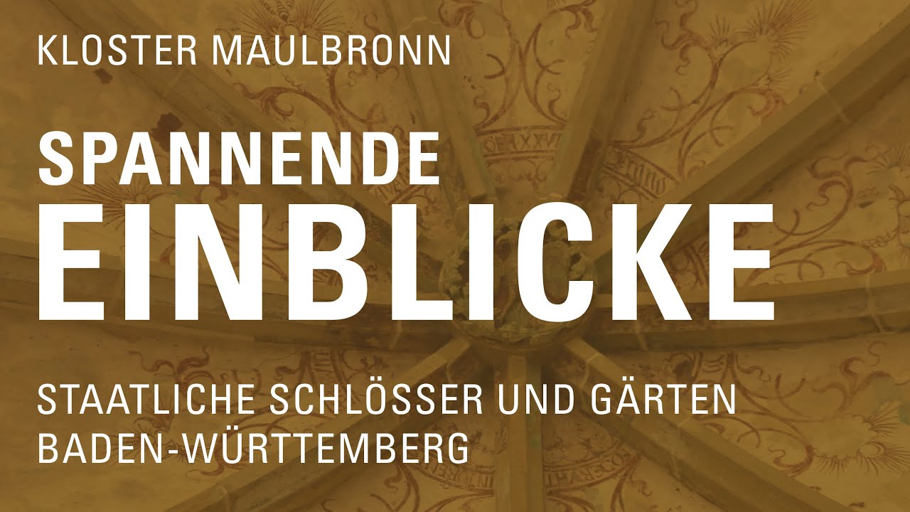 Spannende Einblicke mit Michael Hörrmann: Kloster Maulbronn