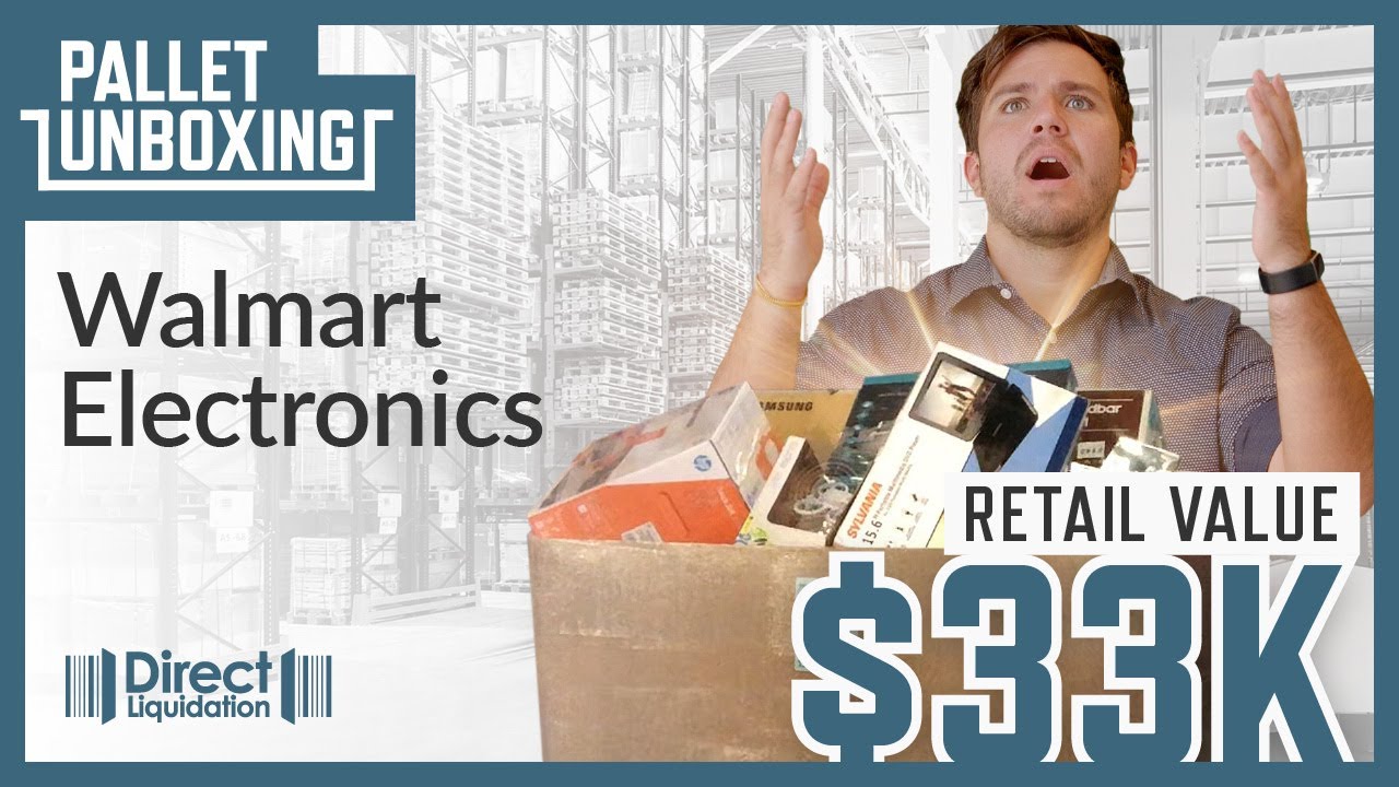 $33,000 in Retail Value! Walmart Electronics Customer Returns Pallet Unboxing