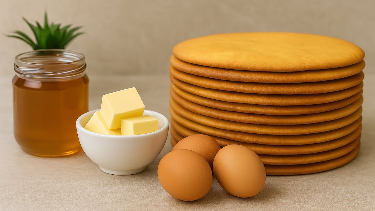 MEDENA TORTA Savršene kore za medenu tortu NEVJEROVATNO MEKANE kore  – bez sode, bez greške! 🍯