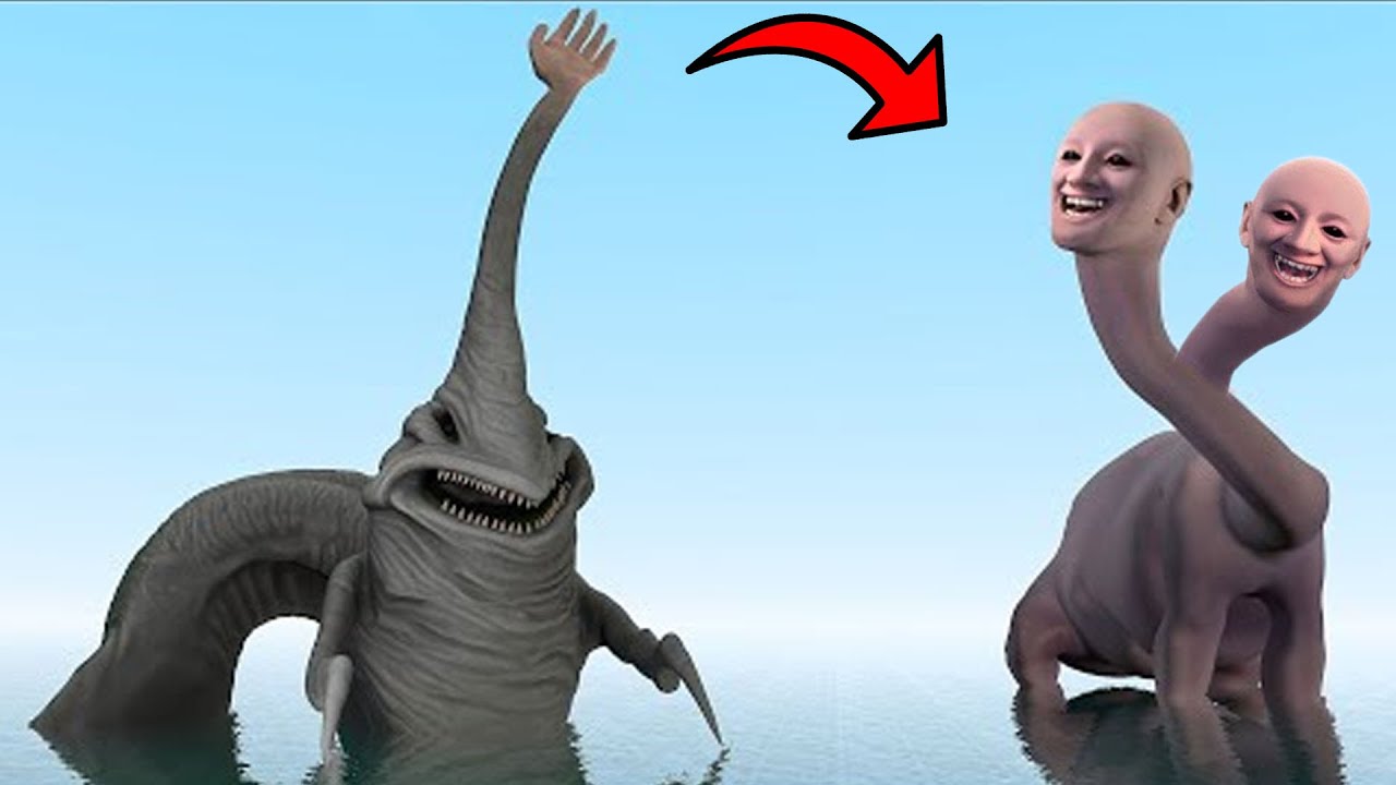 NEW HAND SEA MONSTER VS WE SWAM TOO FAR IN THE OCEAN! WHO IS STRONGER?! Garry’s Mod!