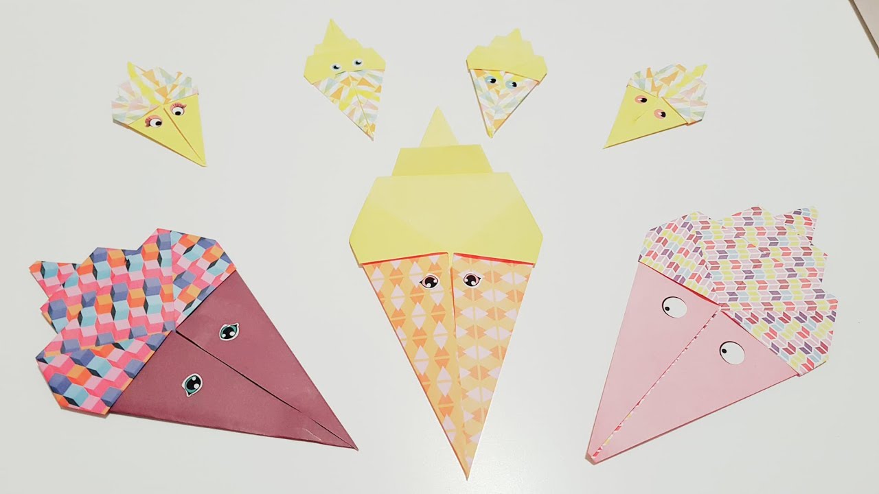 Gelato in origami