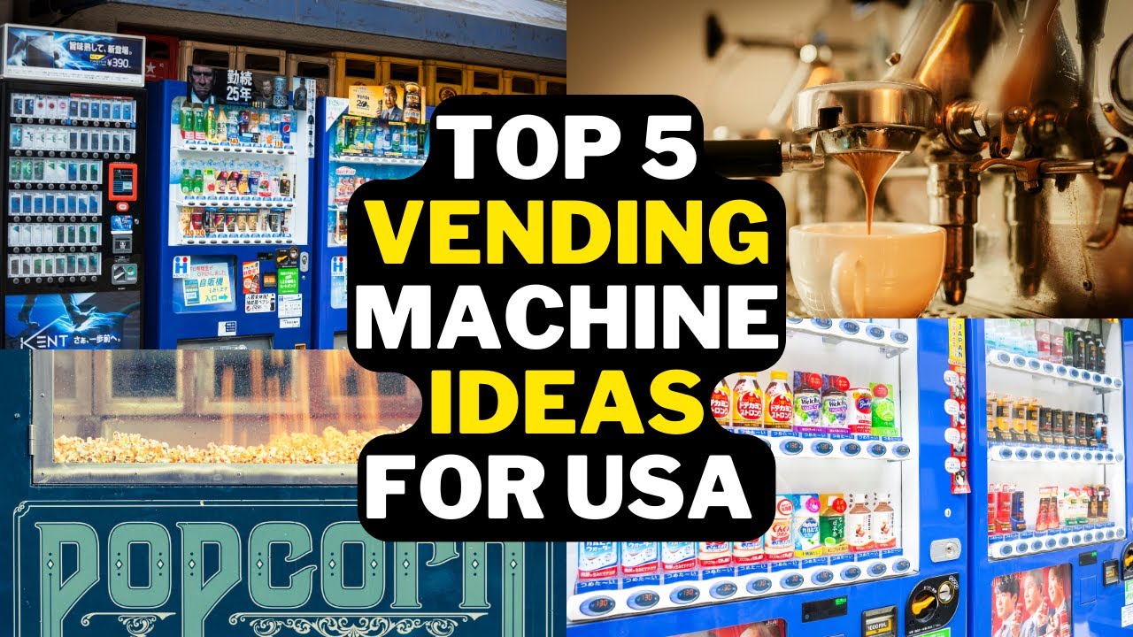 🇺🇸 5 Vending machine business ideas in USA