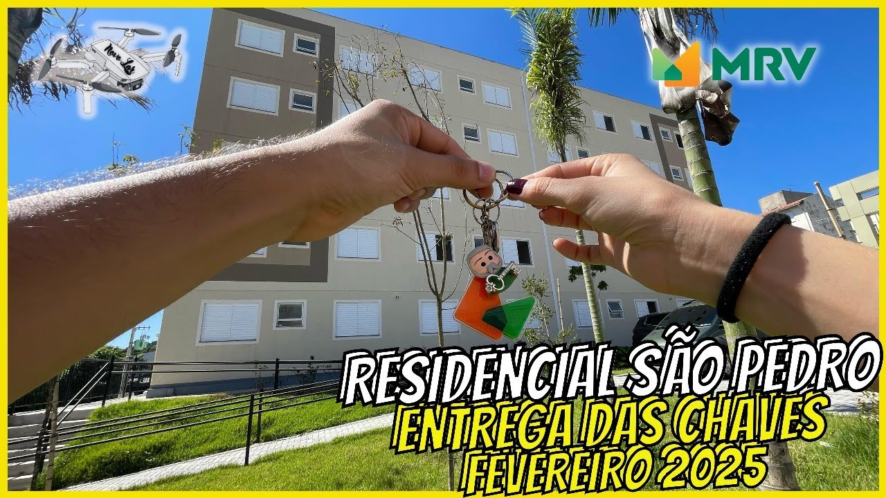 ENTREGA DAS CHAVES #mrv / RESIDENCIAL SÃO PEDRO - POÁ + TOUR NO APE - 2025