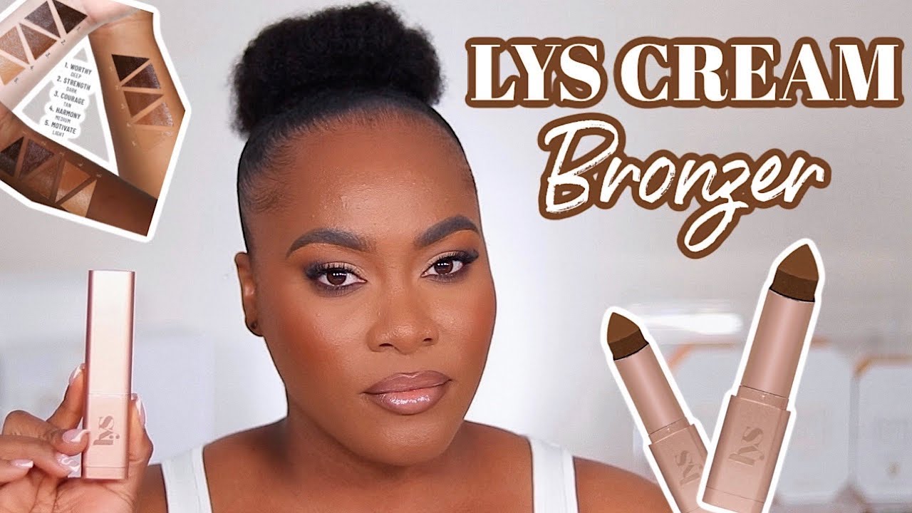 NEW LYS CREAM BRONZER STICK REVIEW + SWATCHES 2022 LYS NO LIMITS CREAM BRONZER SHADE STRENGTH