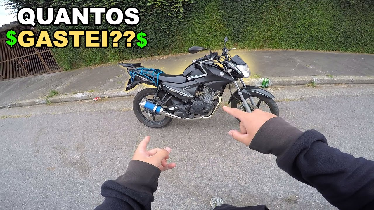 QUANTO GASTEI PRA DEIXAR MINHA MOTO COM KIT 4MM??