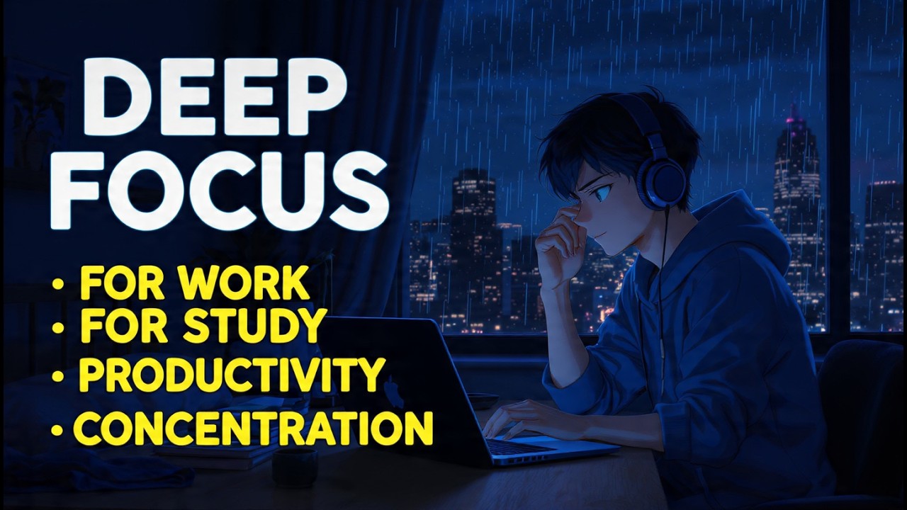 🔴 LIVE Work Music for Deep Productivity | Relaxing Ambient Background for Focus