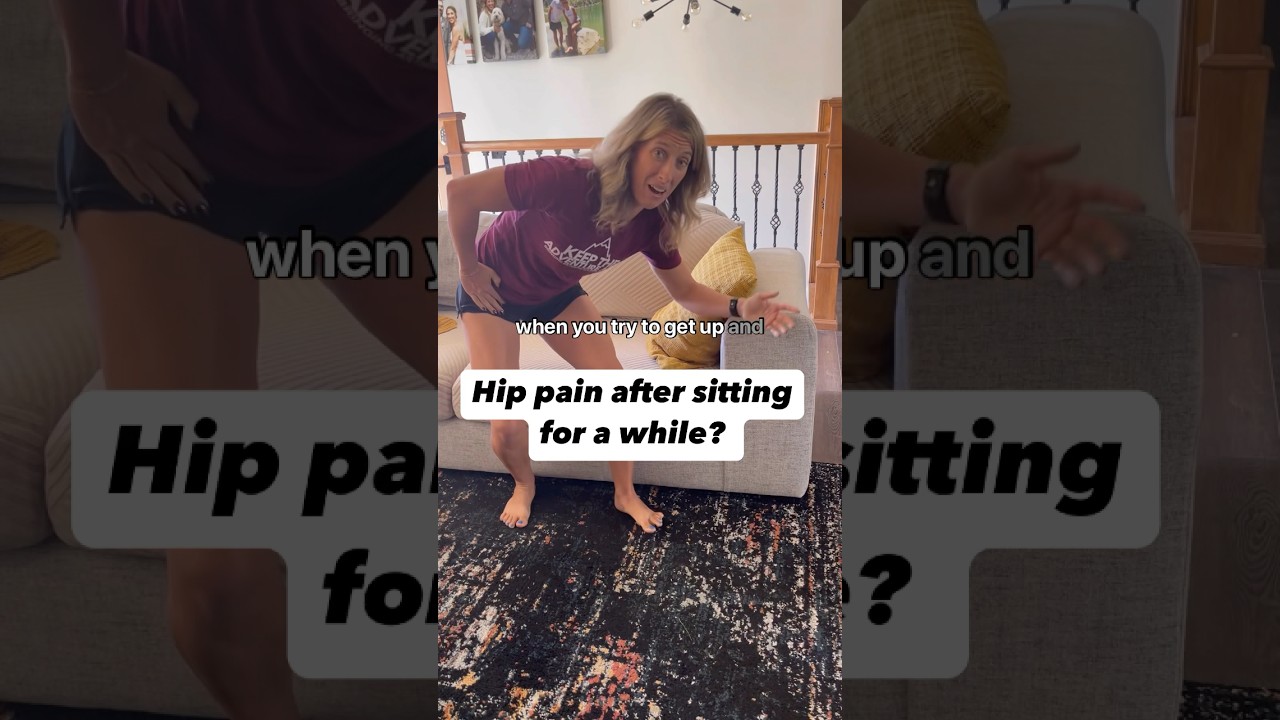 Tight hips after sitting for awhile??