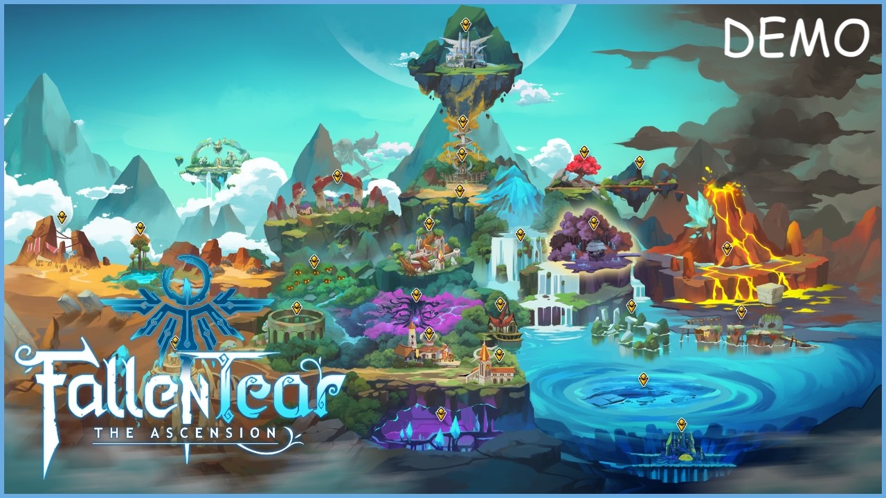 A beautiful story rich Metroidvania adventure | Fallen Tear The Ascension | FULL DEMO