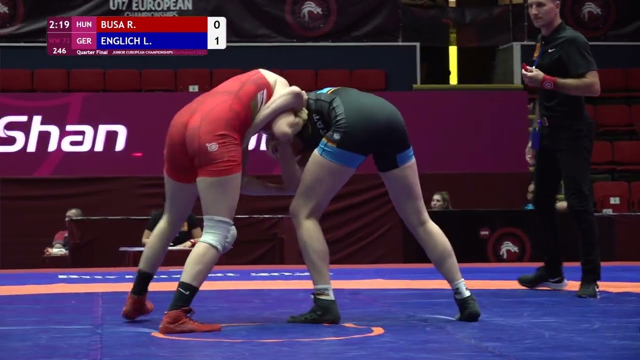 1/4 WW - 73 kg: R. BUSA (HUN) v. L. ENGLICH (GER)