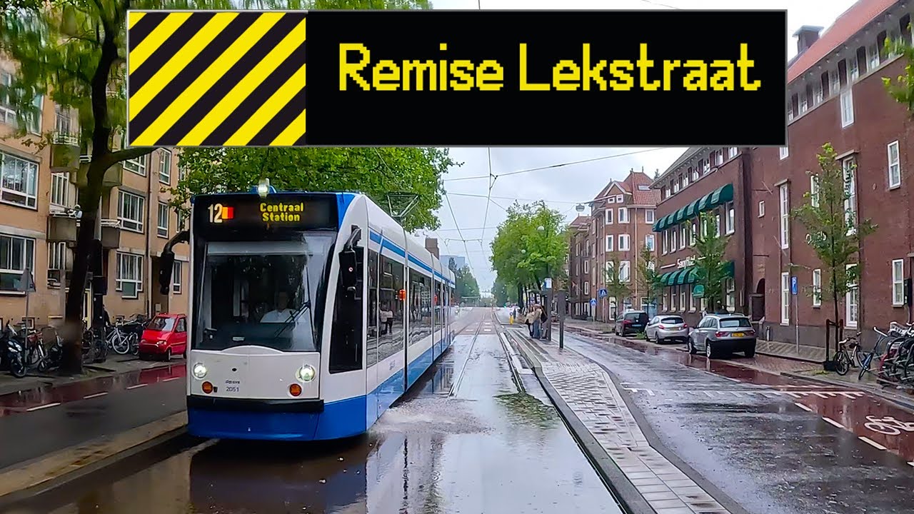 GVB Amsterdam Tram Cabinerit "Niet Instappen" - Flevopark - Remise Lekstraat