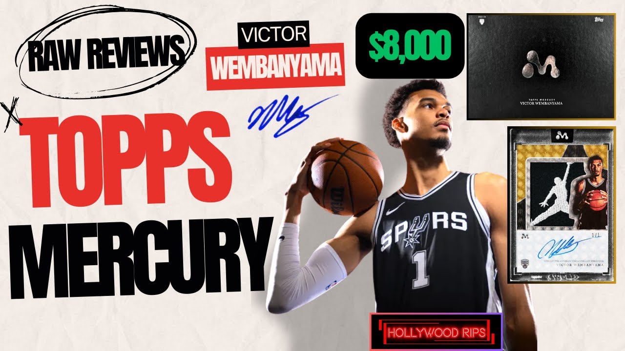 We hit TWO MASSIVE WEMBY CARDS out of Topps Mercury! Raw Reviews EP 25.