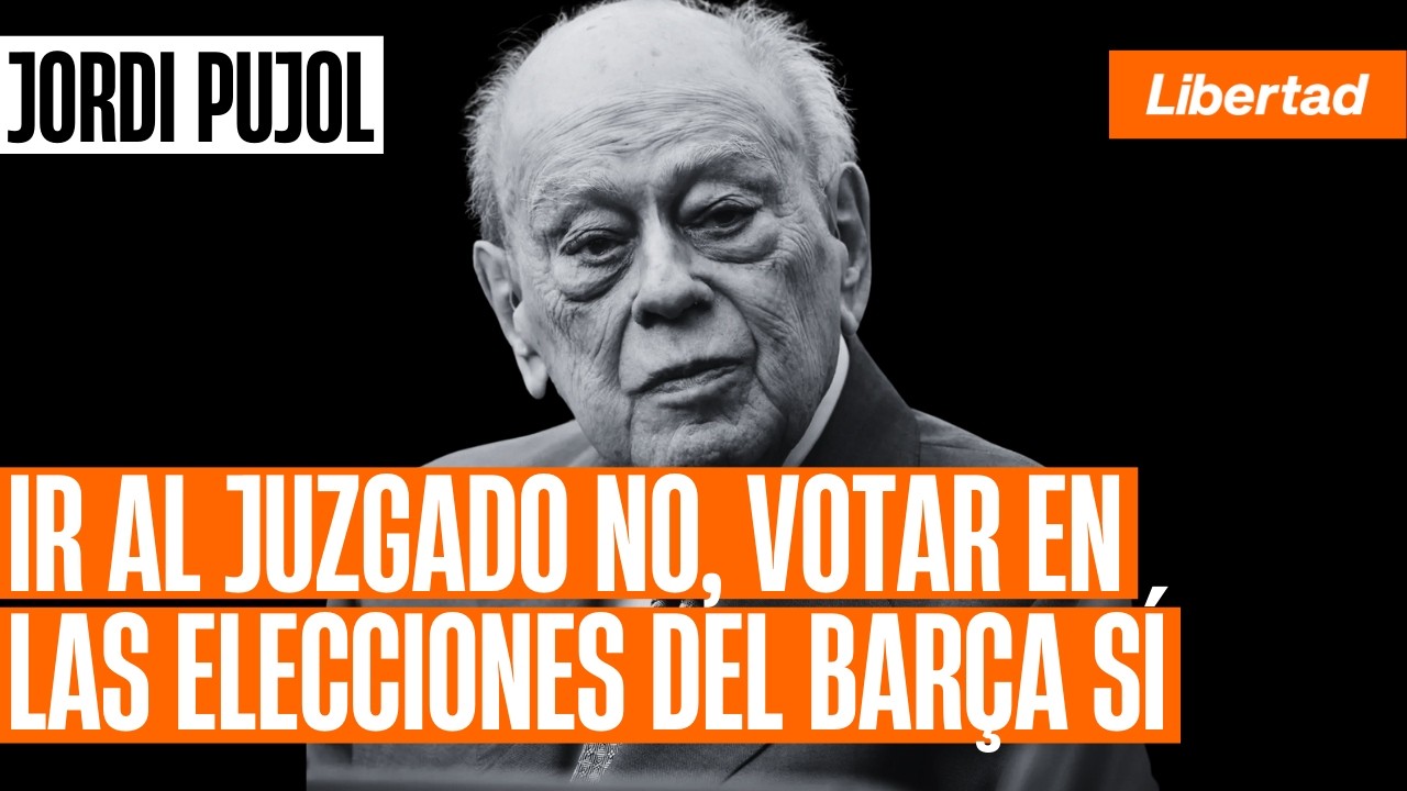 Jordi Pujol no está en condiciones de ir al juzgado, pero sí para votar en las elecciones del Barça