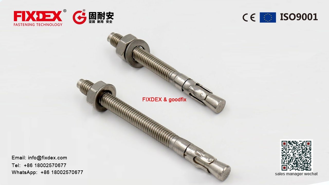 Fastener Factory Wedge Anchor Bolt and Nuts