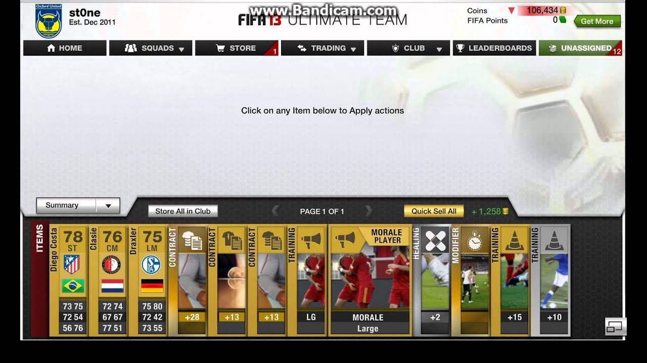 fifa 13 ultimate team Открываем паки и смотрим открытое (: [45]