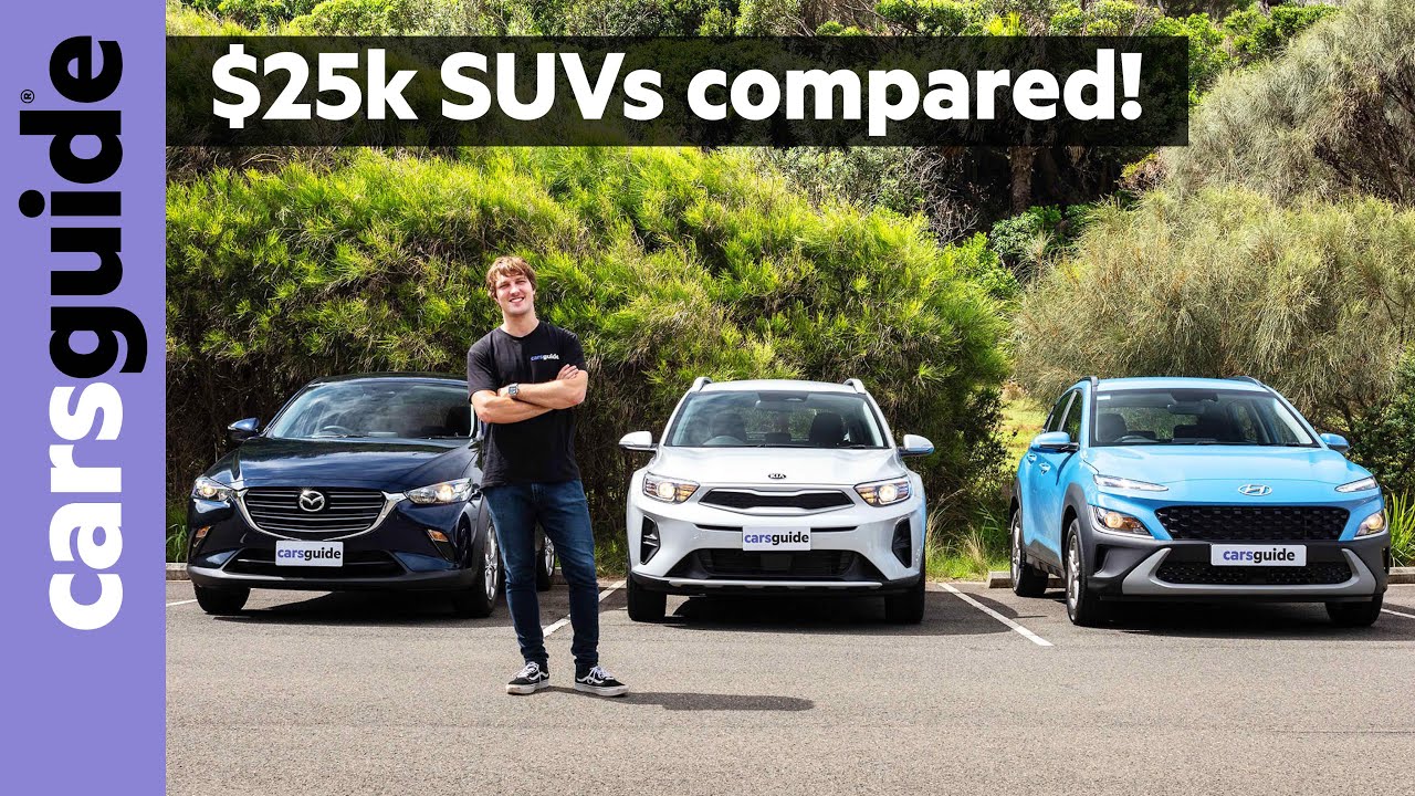 Hyundai Kona vs Mazda CX-3 Maxx Sport vs Kia Stonic Sport - Light/Small SUV Comparison Review