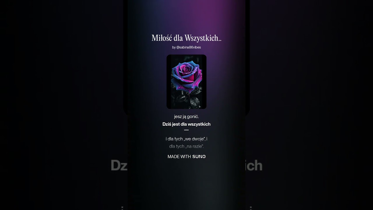 Miłość dla wszystkich.. #polskamuzyka #emocje #love #muzyka #miłość #dlaciebie 