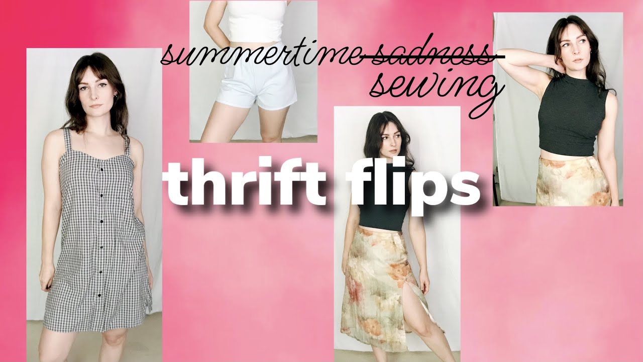 Thrift flipping myself some summer clothes so I can pretend I don't hate summertime