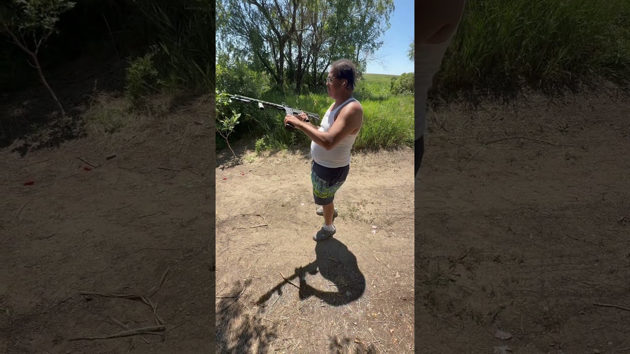 AR-15 RIFLE 60 RND ATI MAG DUMP 💥#edc #gunshorts #homedefense #556 #airsoftgun