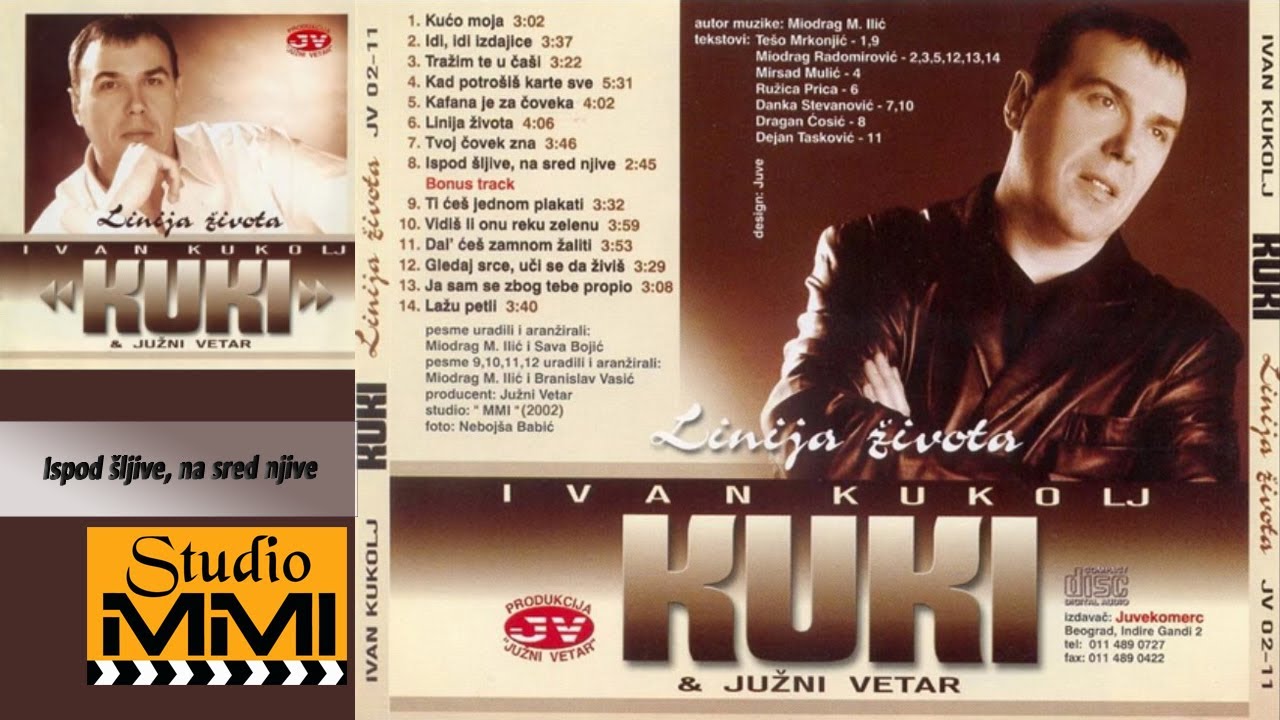 Ivan Kukolj Kuki i Juzni Vetar -  Ispod sljive, na sred njive (Audio 2002)