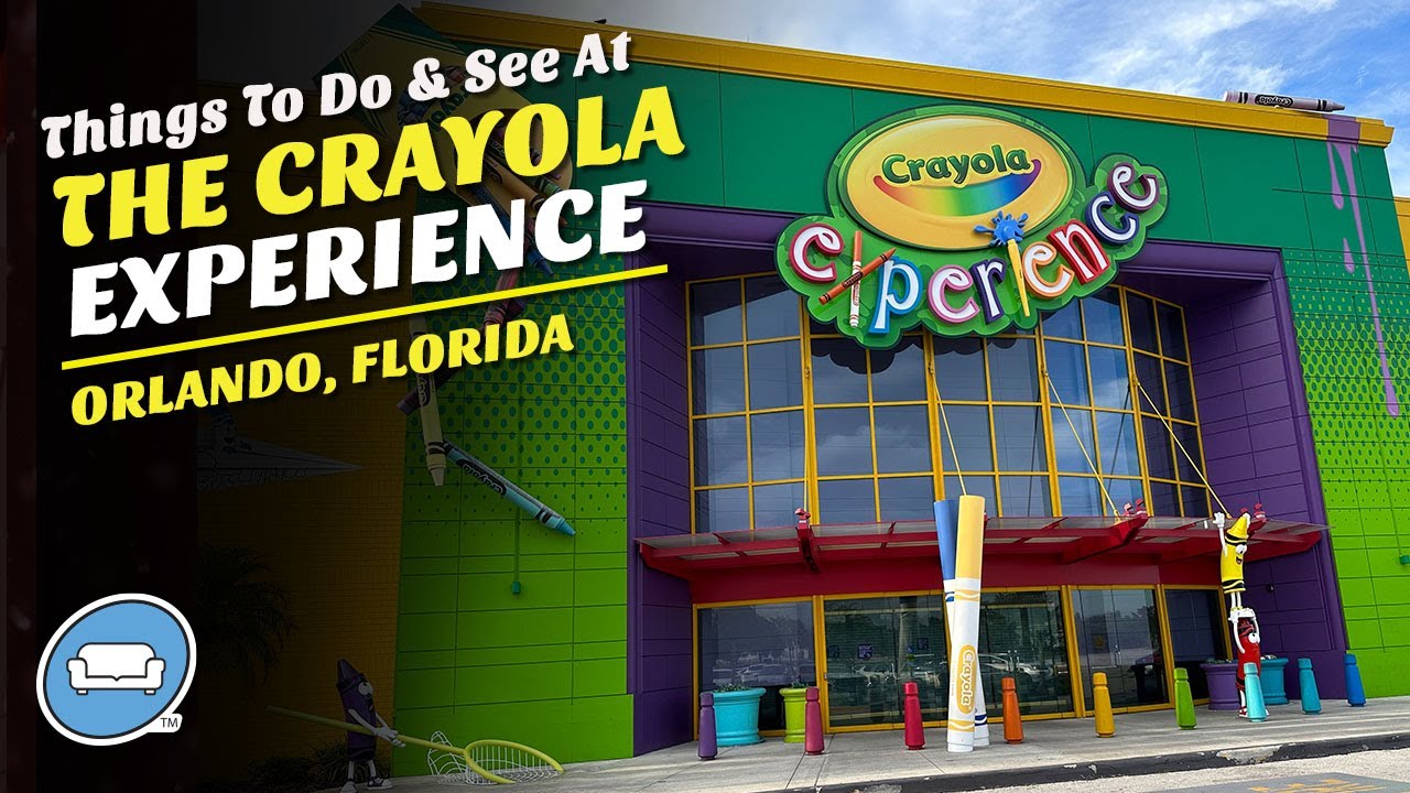 Crayola Experience in the Florida Mall in Orlando, FL! Enjoying over 20 Colorful and Fun Activities!