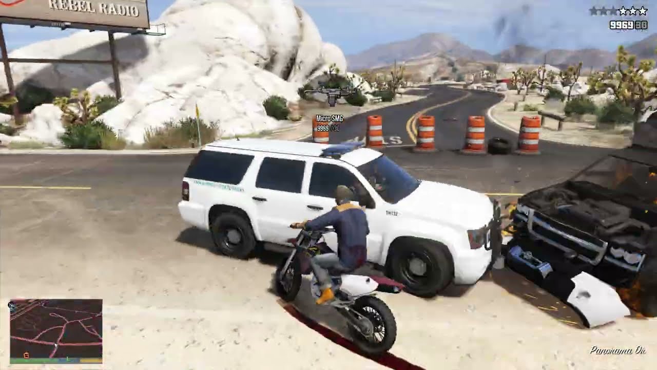 GTA 5 - Trevor’s Blaine County Shootout + Ten Star Escape