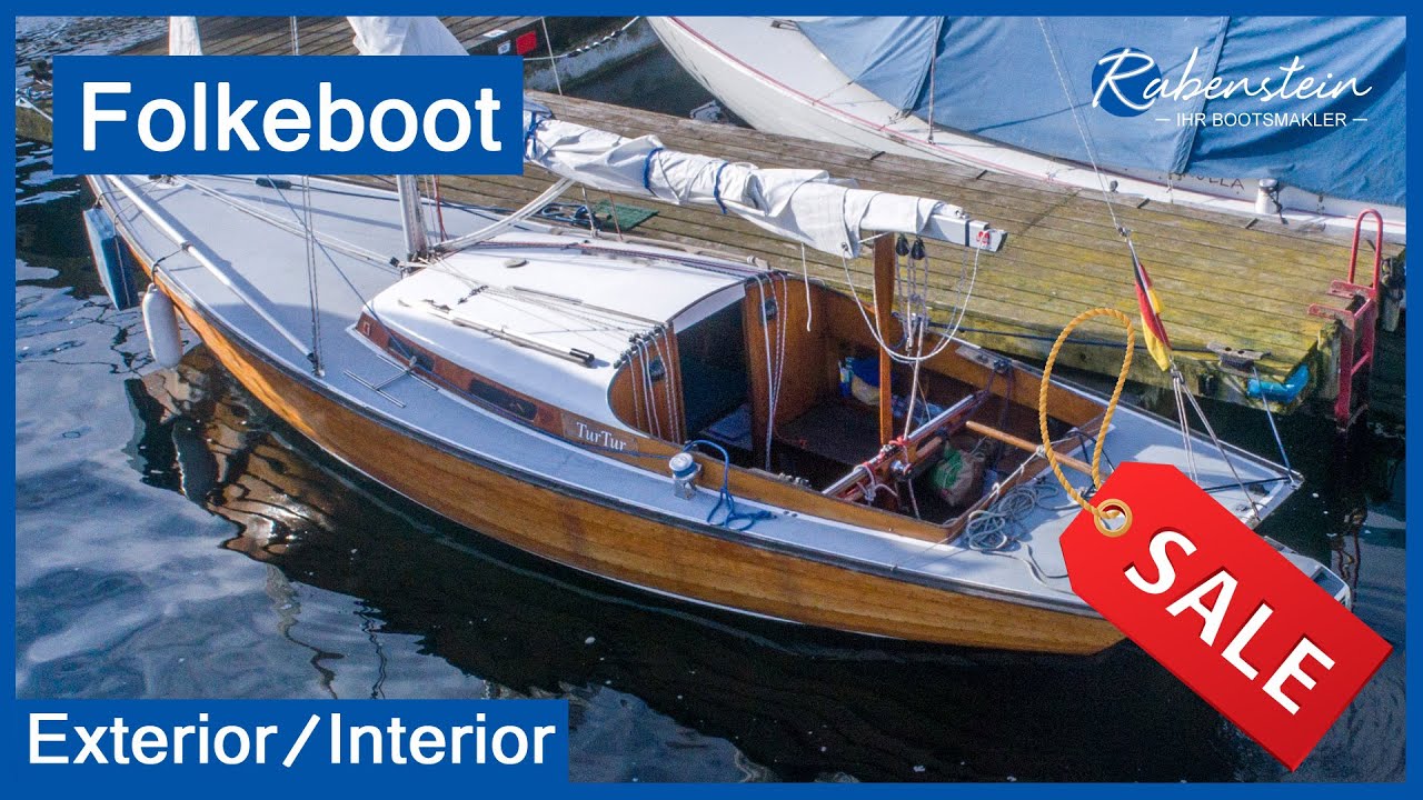 Folkeboot steht zum Verkauf - Außen-/ Innenansicht [VERKAUFT]