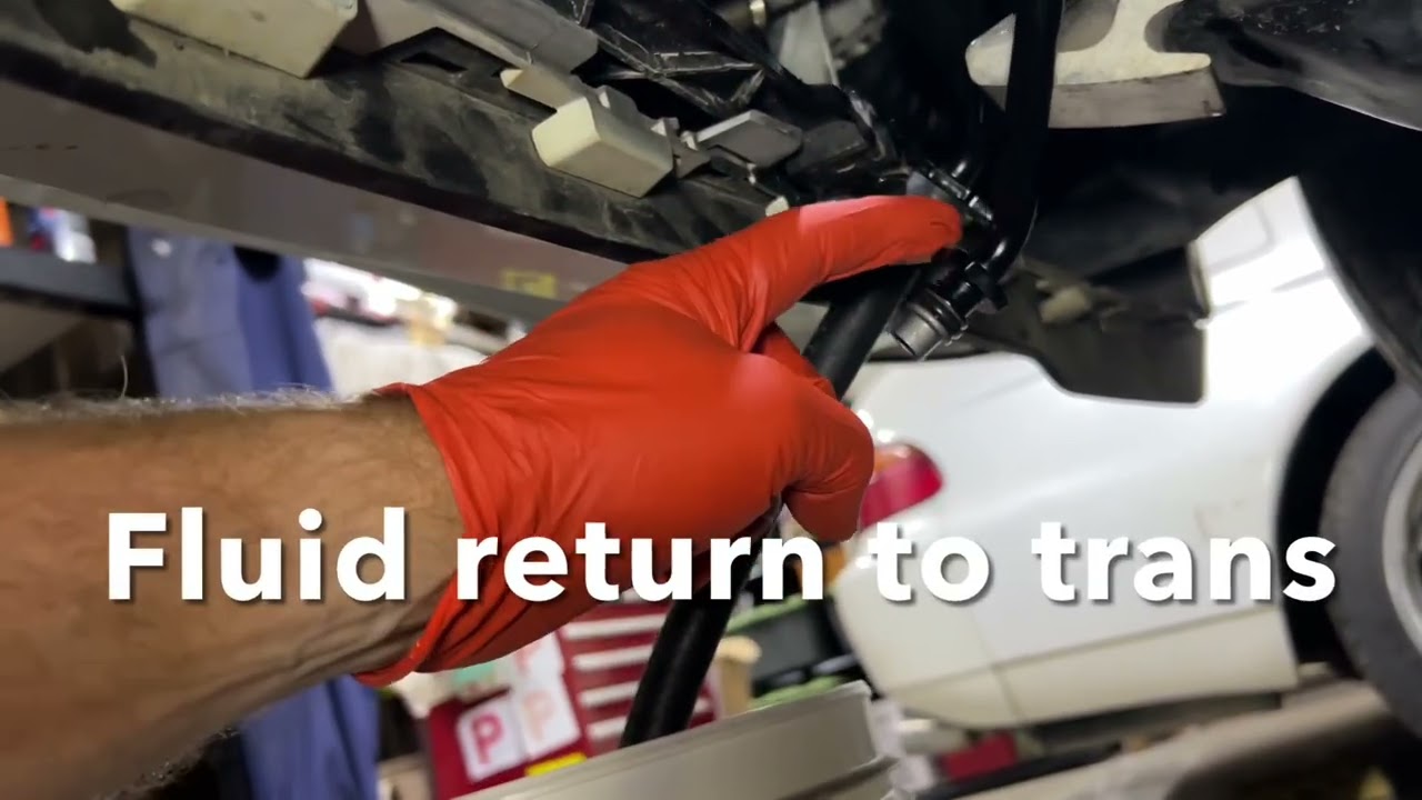 Промывка трансмиссионной жидкости VW Touareg