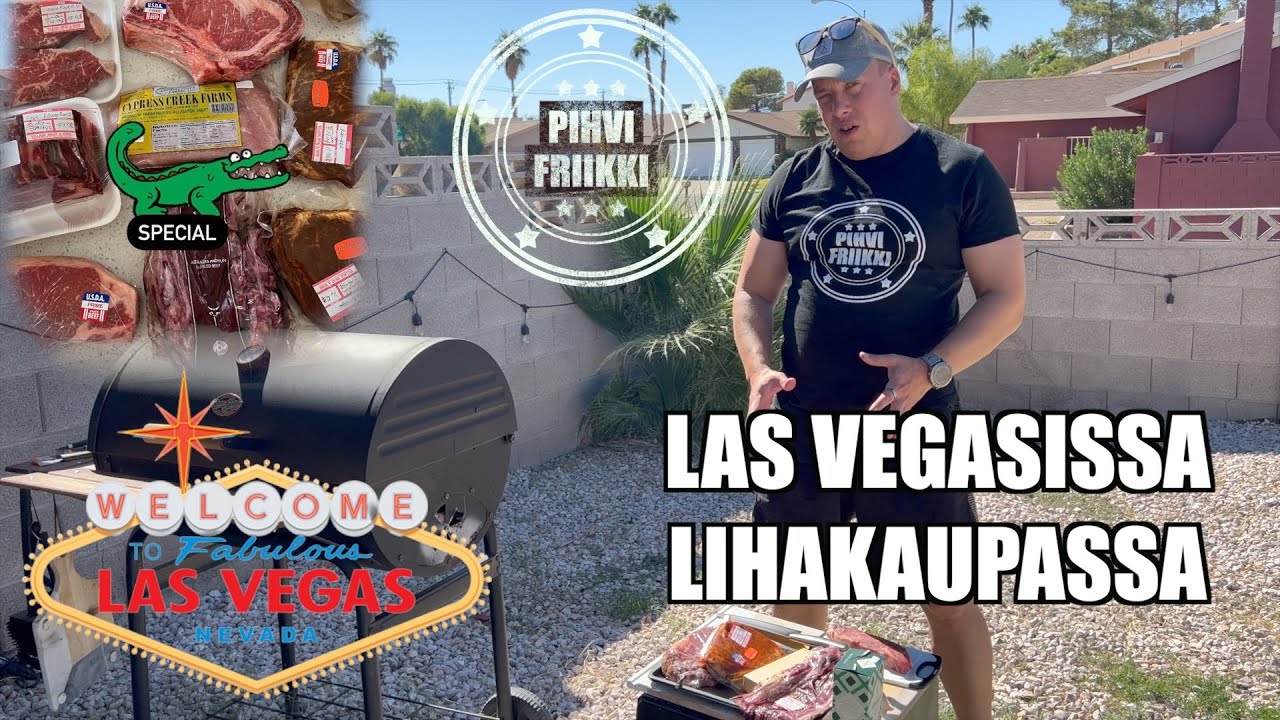 LIHAKAUPASSA LAS VEGASISSA  - Pihvifriikki goes LAS VEGAS osa 2.