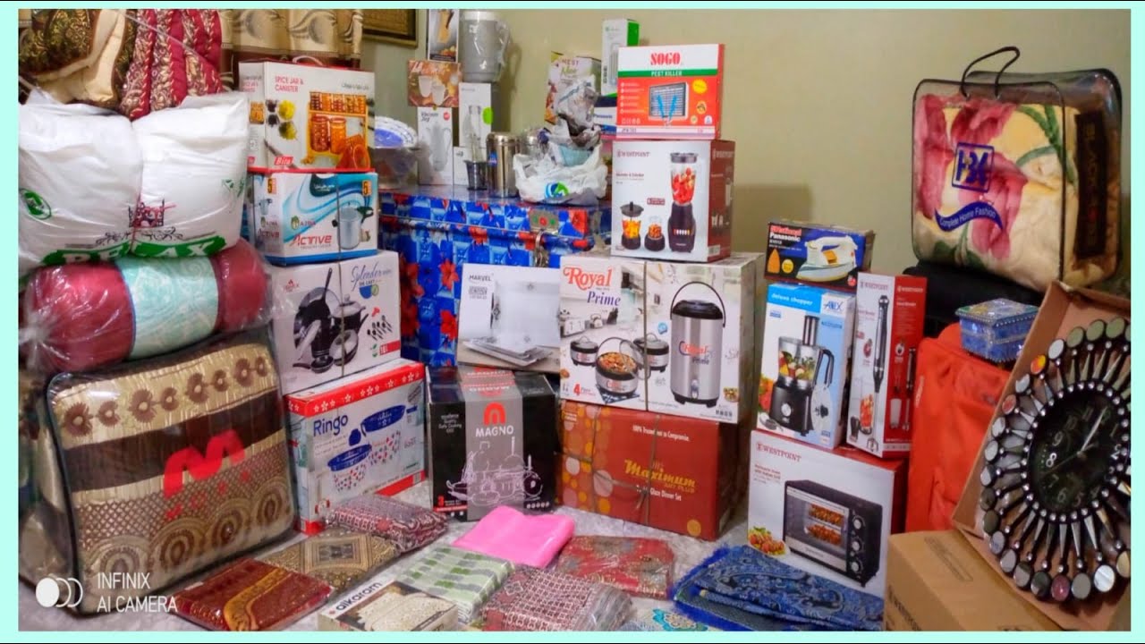 Sister Ke Jahaz Ka Saman | Gujrat House Se Kia Shopping 🛍   Ki | Pakistani Wedding ,,,,,