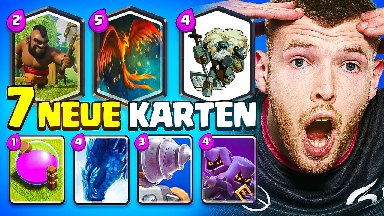 😱🌟7 NEUE KARTEN, die UNBEDINGT im UPDATE KOMMEN m&uuml;ssen... (Kranke Ideen) | Clash Royale Deutsch