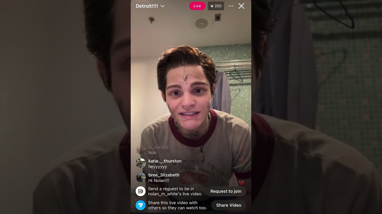 Nolan’s Insta Live - 03/10/2026 - The Outsiders Tour