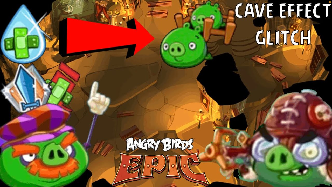 Angry Birds Epic: How to Choose your Cave Effect glitch without split screen (IOS only)