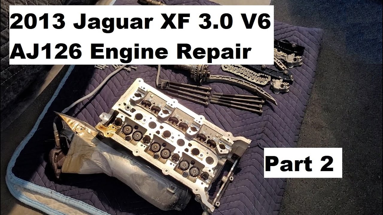 Ремонт двигателя Jaguar Land Rover 3.0 V6 AJ126 ЧАСТЬ 2 из 4