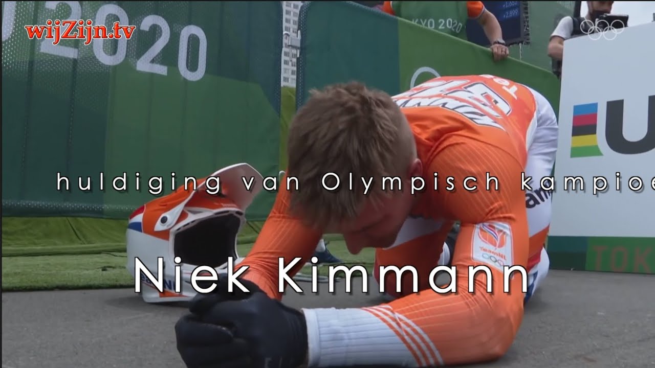 Dedemsvaart : Feestelijke huldiging van Olympisch kampioen BMX~Niek Kimmann