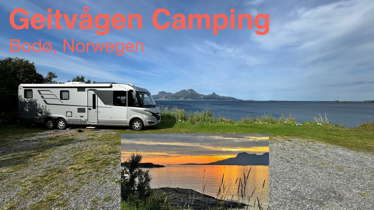 Geitvågen Camping, Bodø, Campingplatz in Nord-Norwegen nah zur Fähre auf die Lofoten und nach Værøy