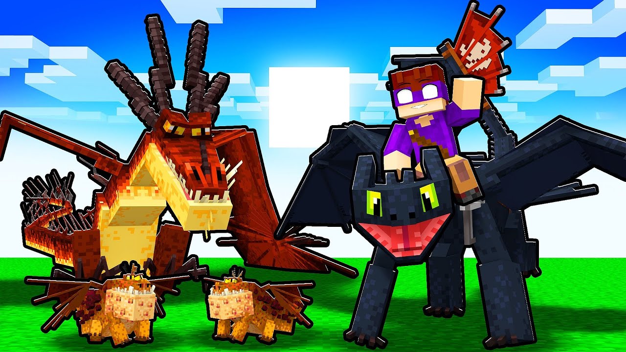 COMO TREINAR SEU DRAGÃO no MINECRAFT!! ‹ DONAT3LO ›