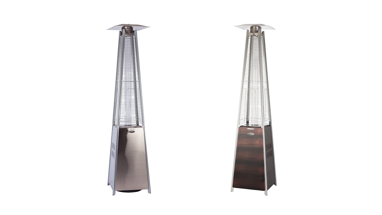 FireSense LPG Pyramid Flame Patio Heater - Item # 60523 + 62263