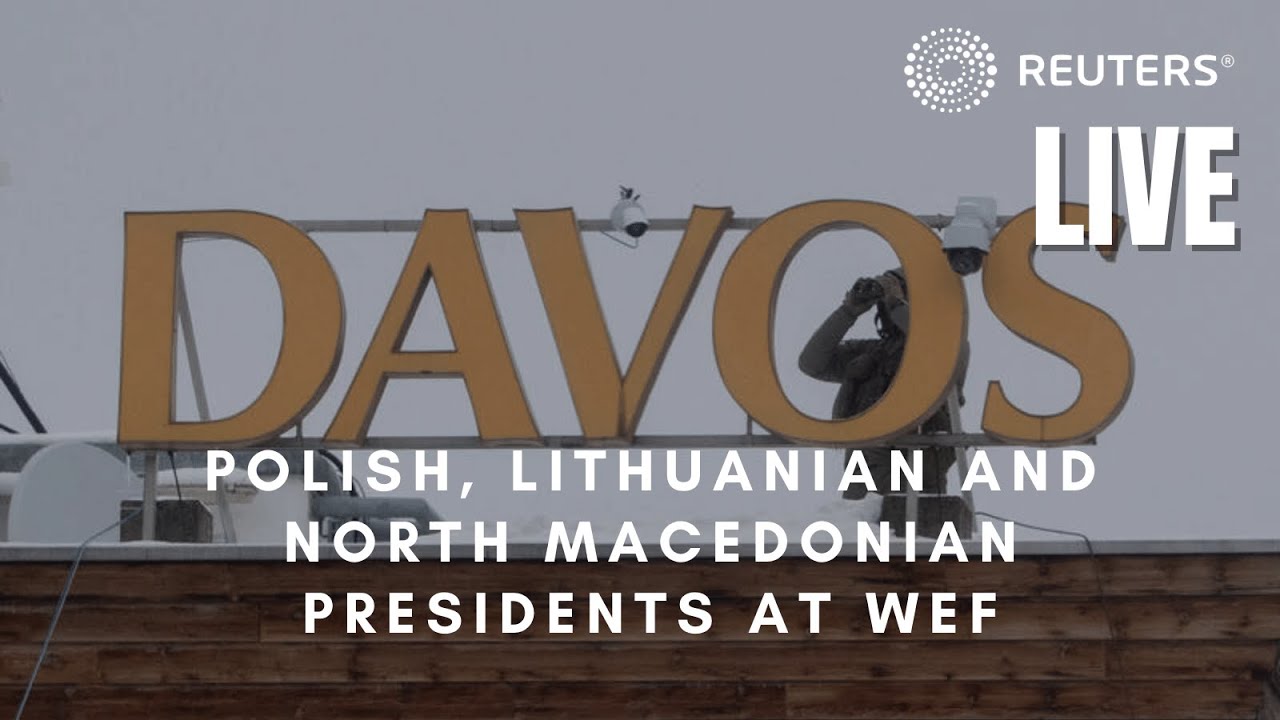 DAVOS LIVE: Polish, Lithuanian and North Macedonian presidents at WEF event 'In Defense of Europe'