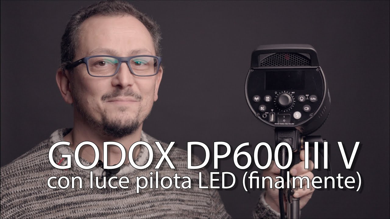 Flash GODOX DP600 III V - Finalmente con la luce pilota LED !
