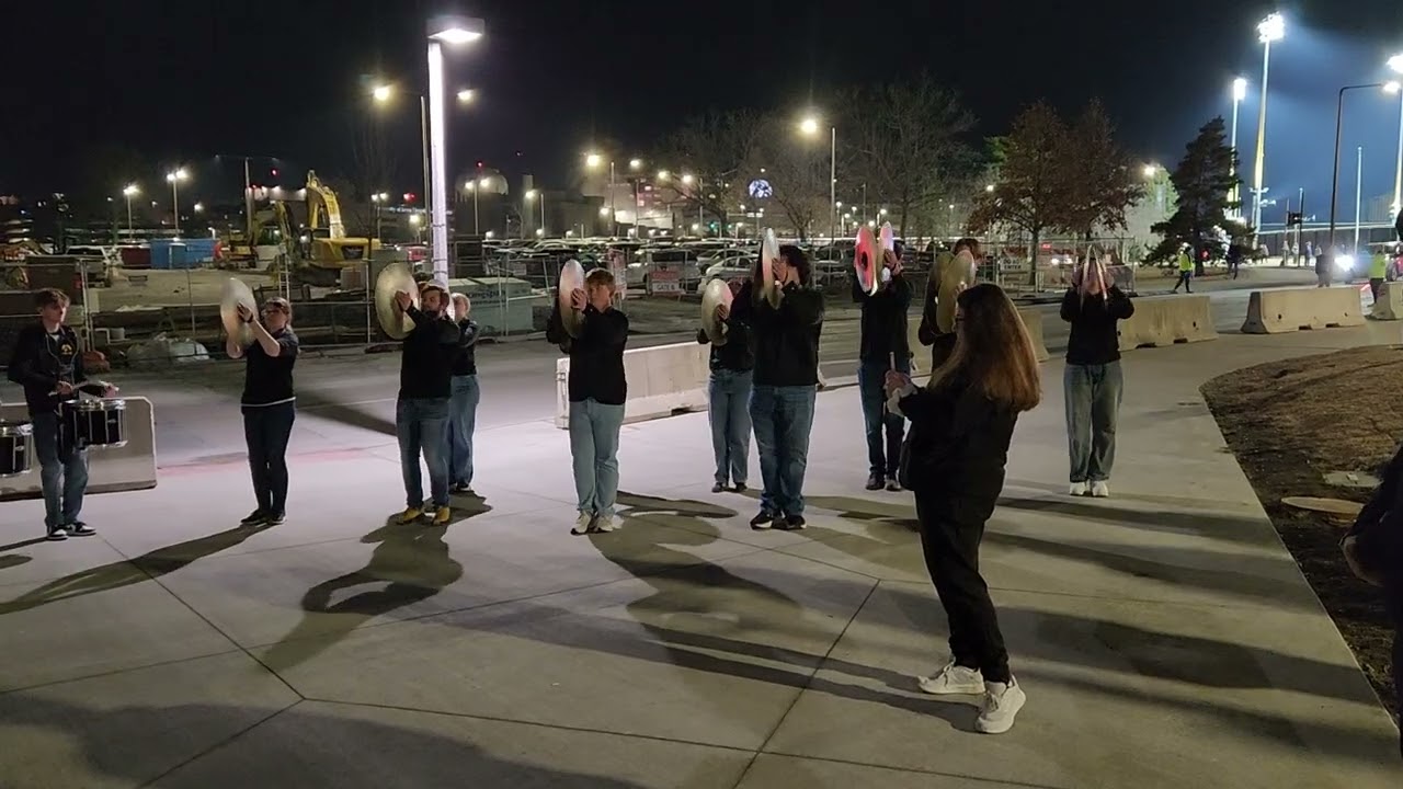 Black and Gold Drum Line U of I 2026 2 26