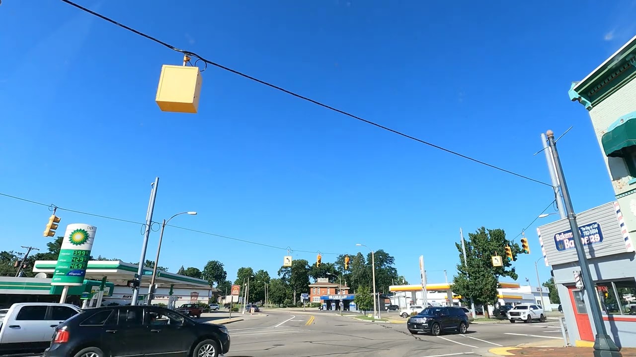 Driving Into Downtown Dowagiac, MI