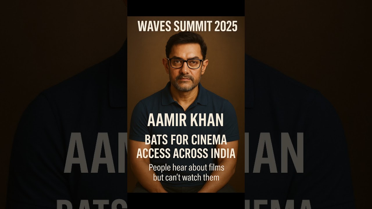 Waves Summit 2025: Aamir Khan Demands Cinema Access for All! 🎬 | Must-Watch for Film Lovers 