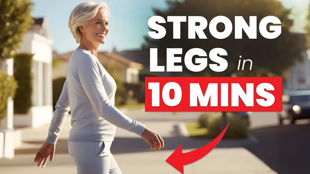 Do THIS Every Day for Stronger Legs - No Equipment (Ages 60+)