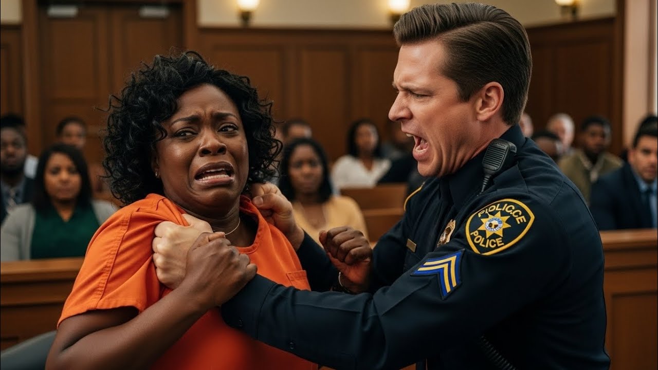 Полицейский-расист притесняет чернокожую женщину в суде, не подозревая, что она на самом деле его...
