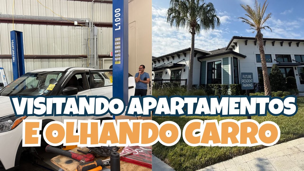 OLHANDO APARTAMENTO NA FLORIDA E OLHANDO CARRO