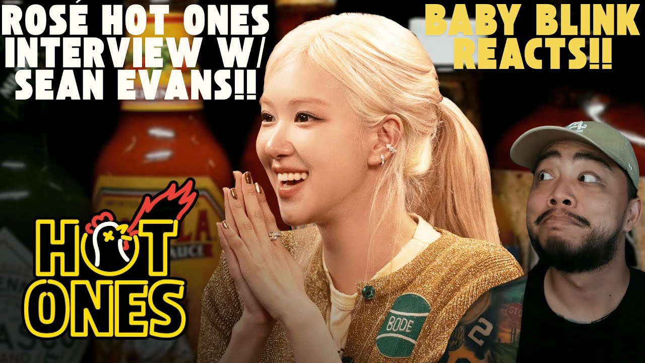 I Didn’t Expect to Fall for Her Like This! | NEW FAN Reaction to Rosé on Hot Ones