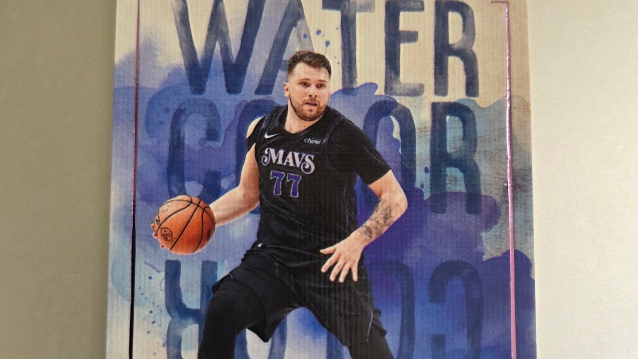 Self-Graded Sports Cards [Sold]: 2024-25 Panini Court Kings Water Color Luka Doncic /49