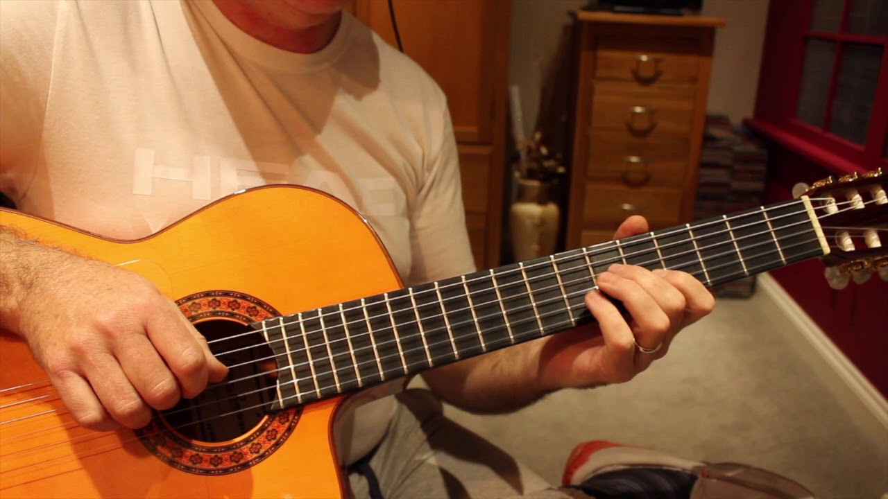 PAN'S LABYRINTH - MERCEDES' LULLABY: Live Performance with Backing Track for Spanish Guitar.