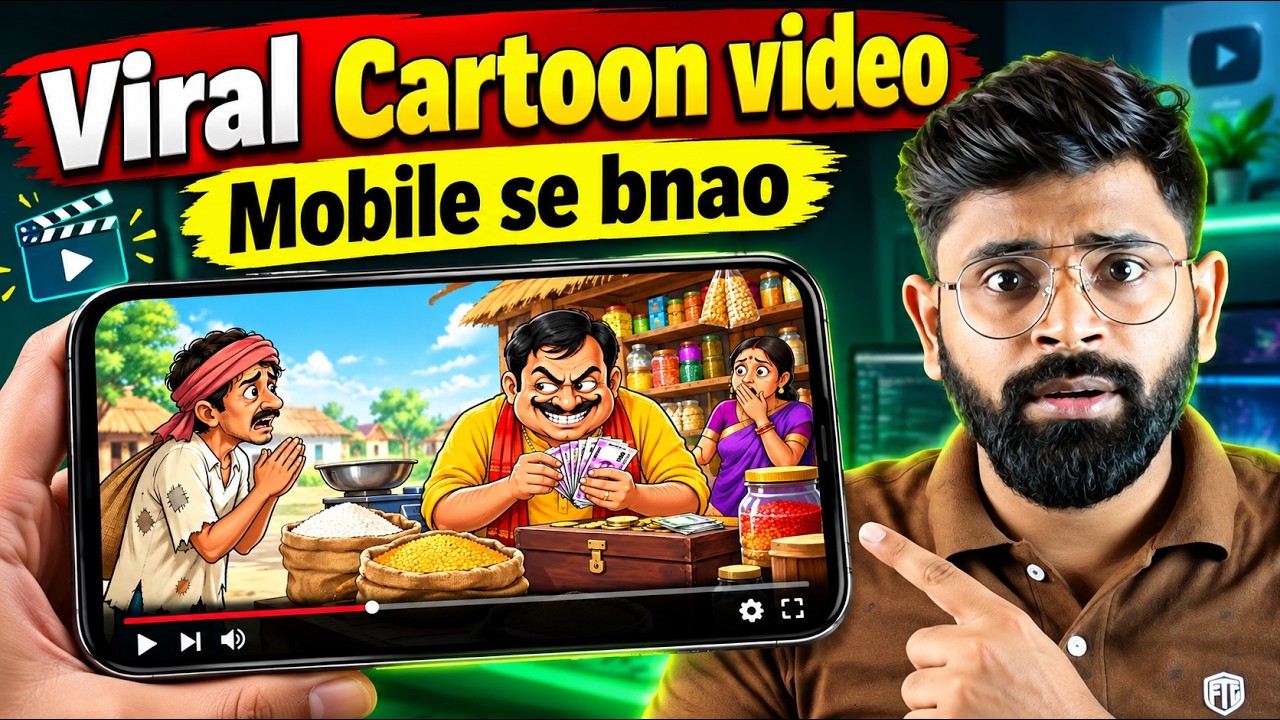 Mobile Se Cartoon Video Kaise Banaye? | AI Se Animation & AI Long Video Kaise Banaye 2026