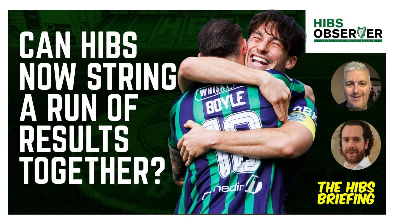 Can Hibs now string a run of results together?